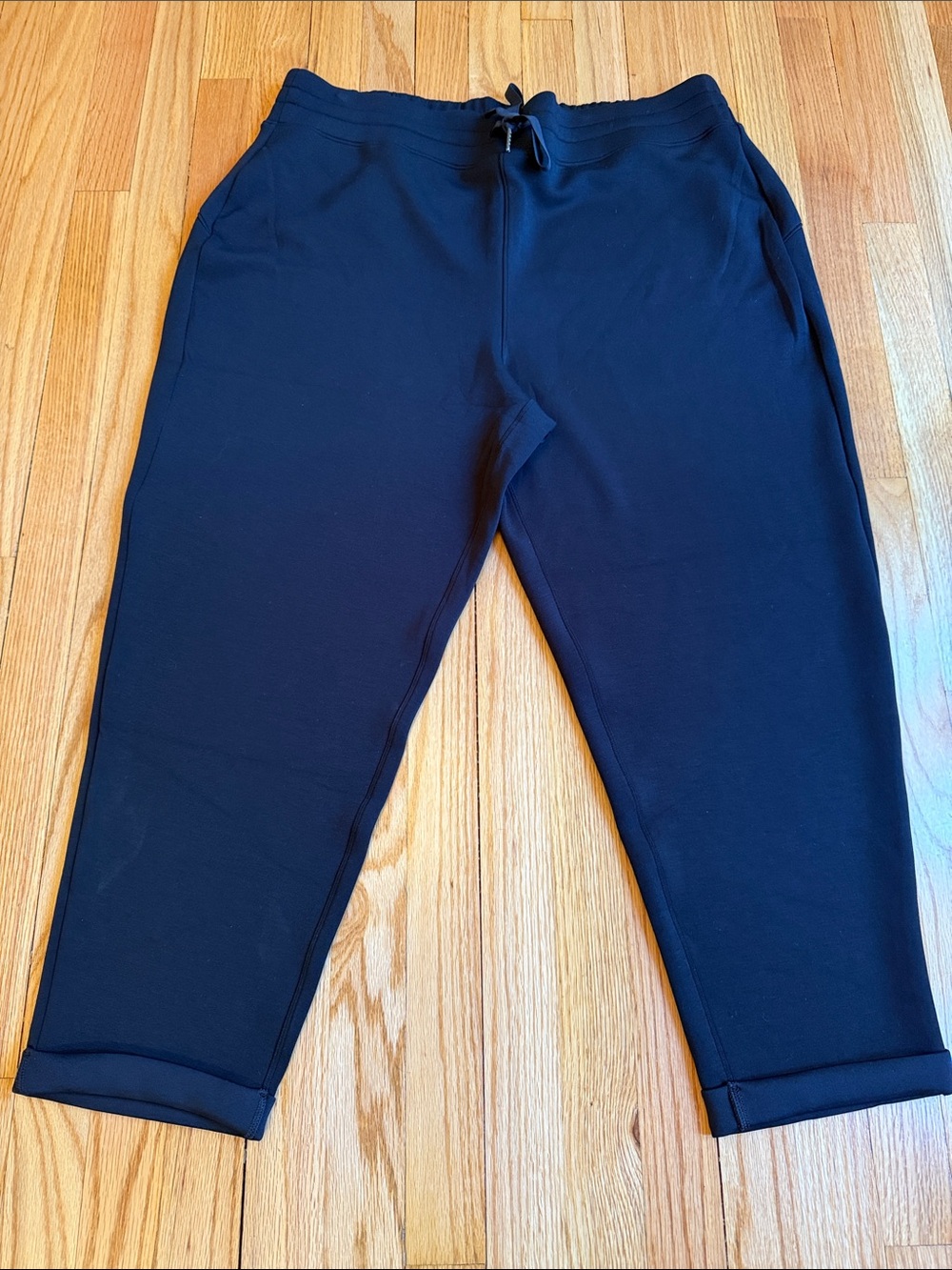 SPANX AirEssentials  Womens's Tapered  Folded Cuff Pants Black 3X #50240R